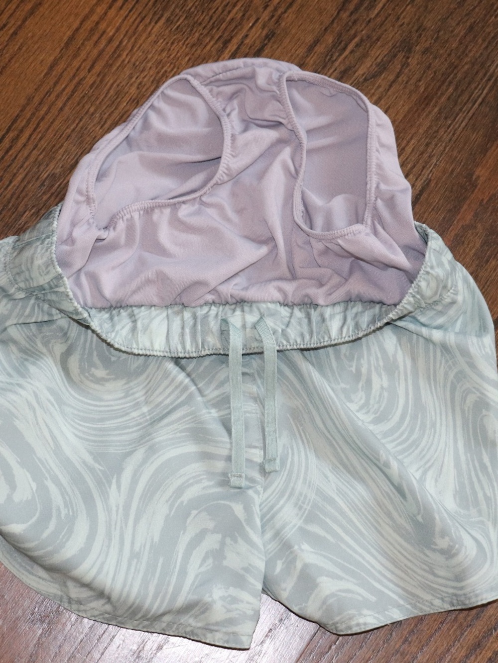 Bundle 4 Girls Running Shorts Various Brands Sz 10/12 Green, Black, Navy Blue - Picture 3 of 16